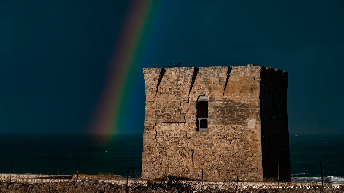 The tower and the rainbow - Polignano a Mare