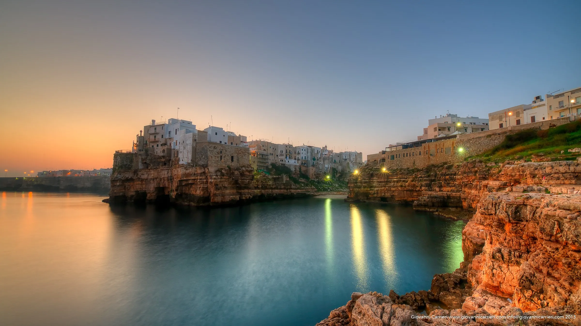 Dawn on Polignano