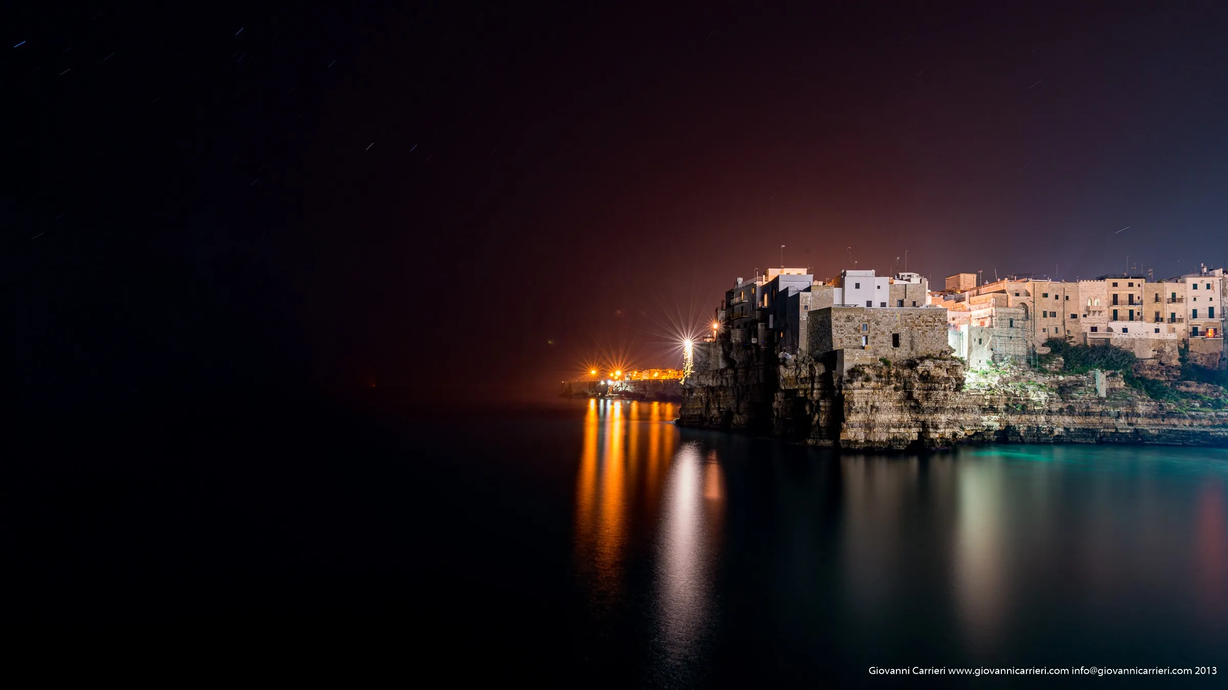 Polignano a Mare by night