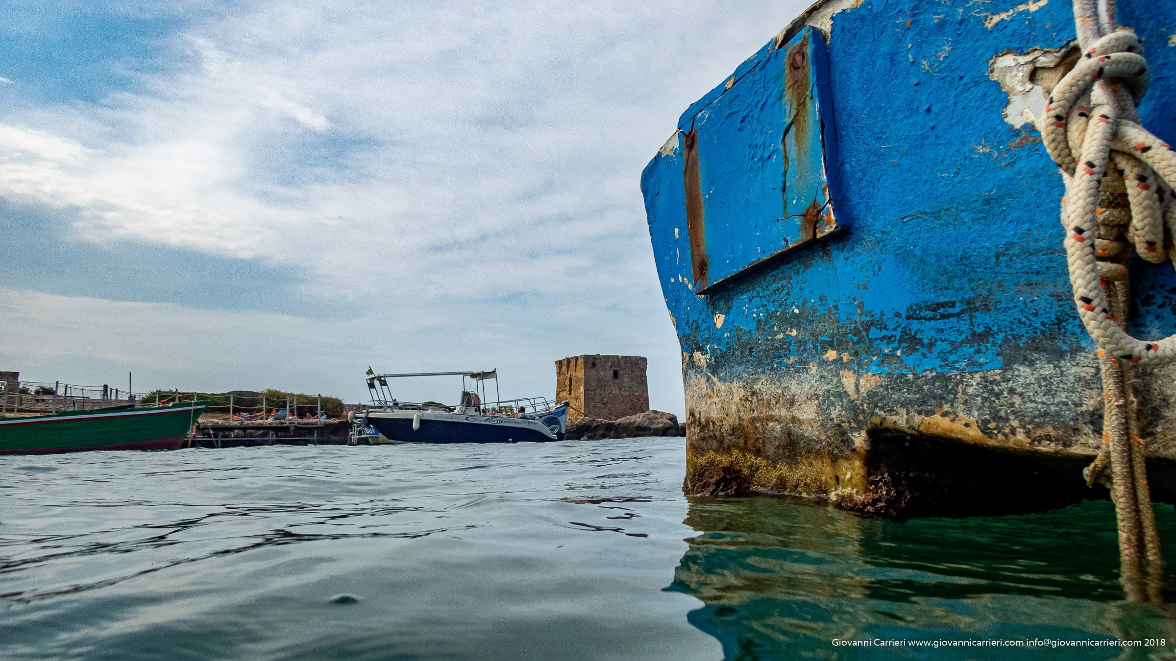The watchtower built near the San Vito Martire abbey