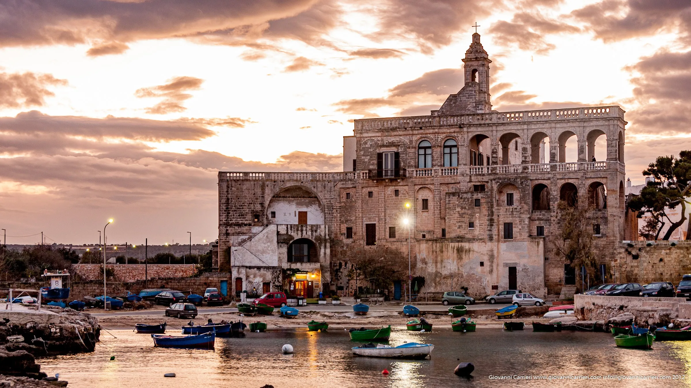 Sunset on St Vito Abbey