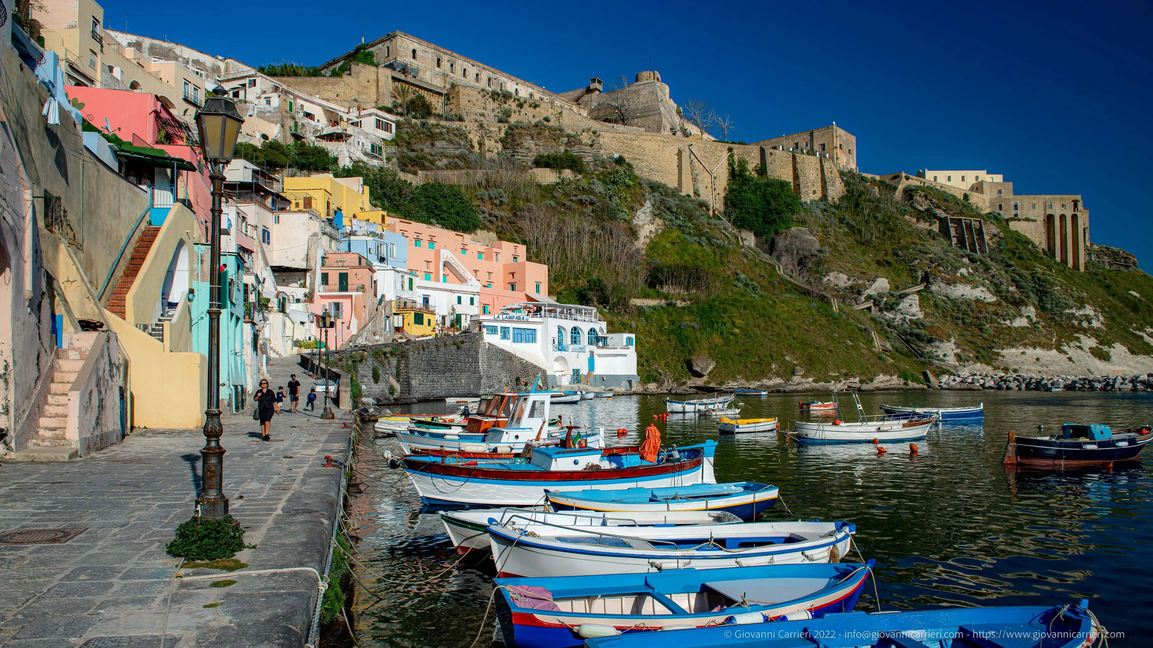 Fishermen's boats in Marina di Corricella