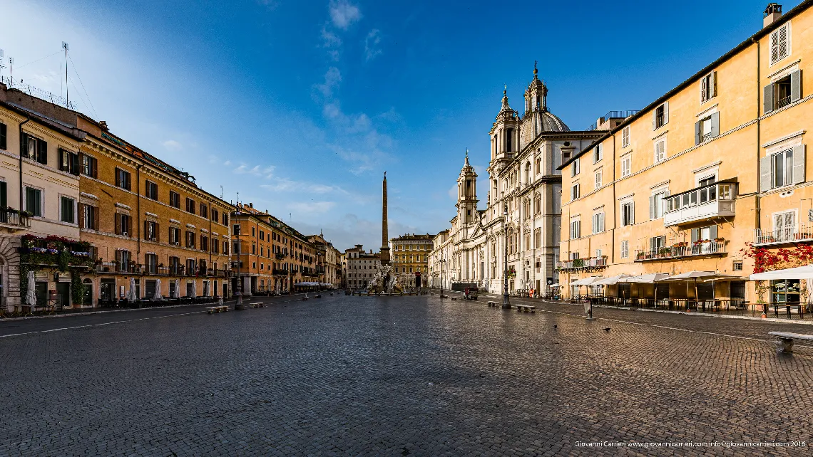 Piazza Navona in the early morning