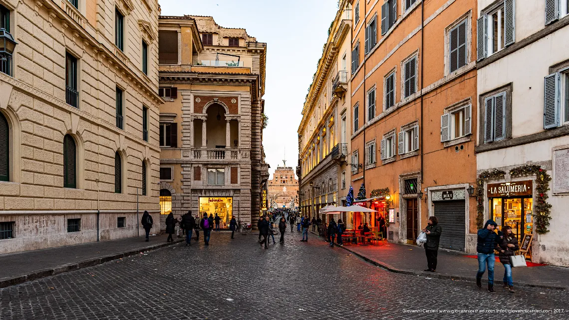 Banco di Santo Spirito street