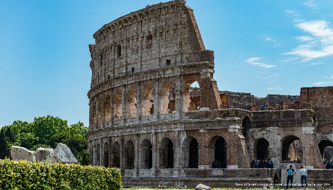 Dettaglio del Colosseo