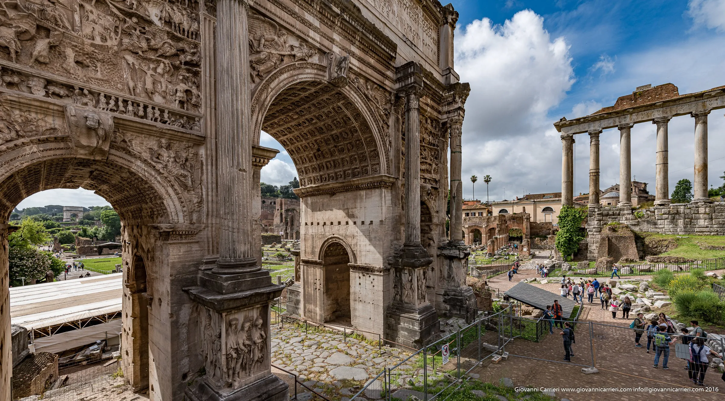 L'arco di Settimio Severo