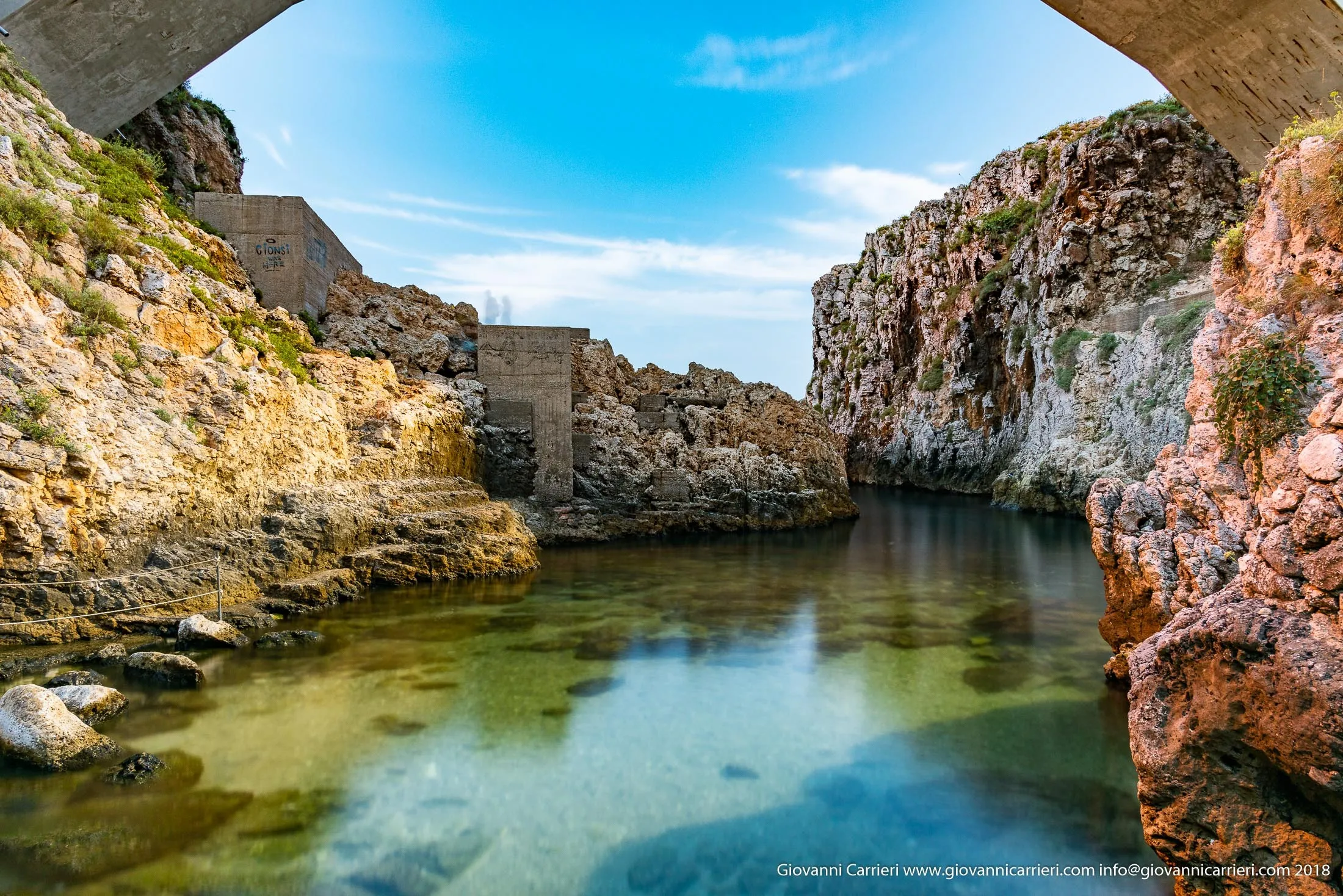 Ciolo canal near Gagliano del Capo