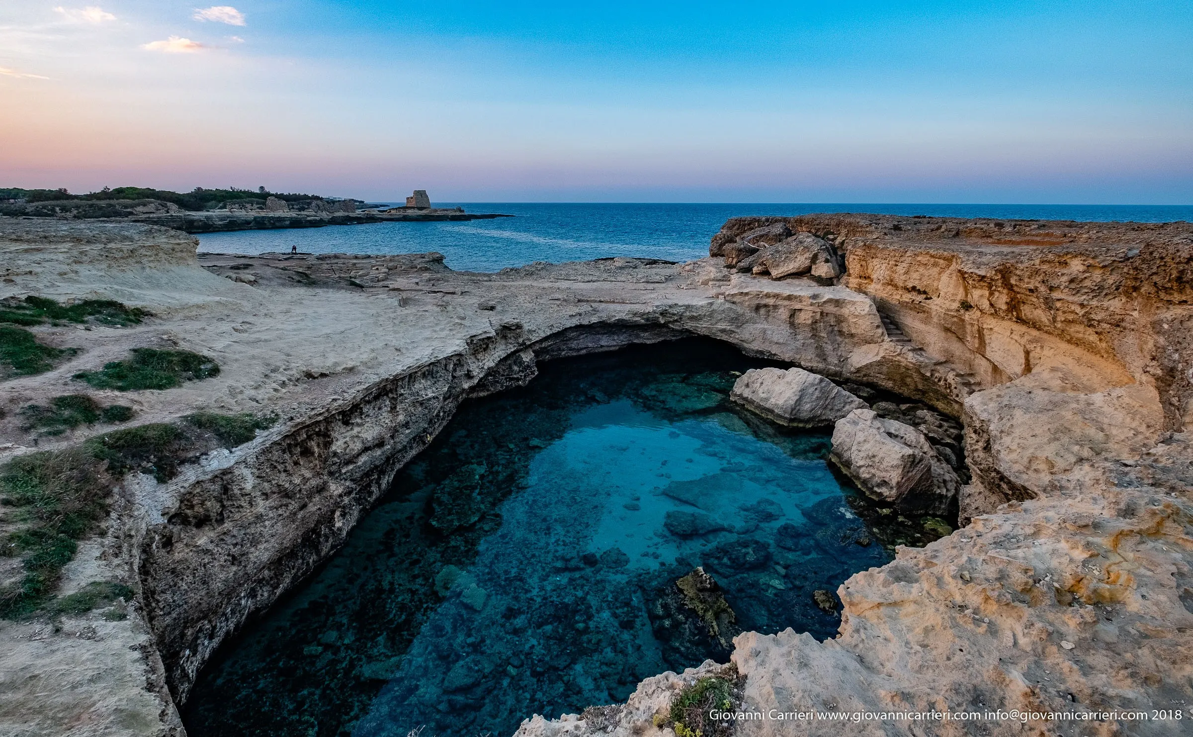The Panorama of Old Roca and Cave of Poetry