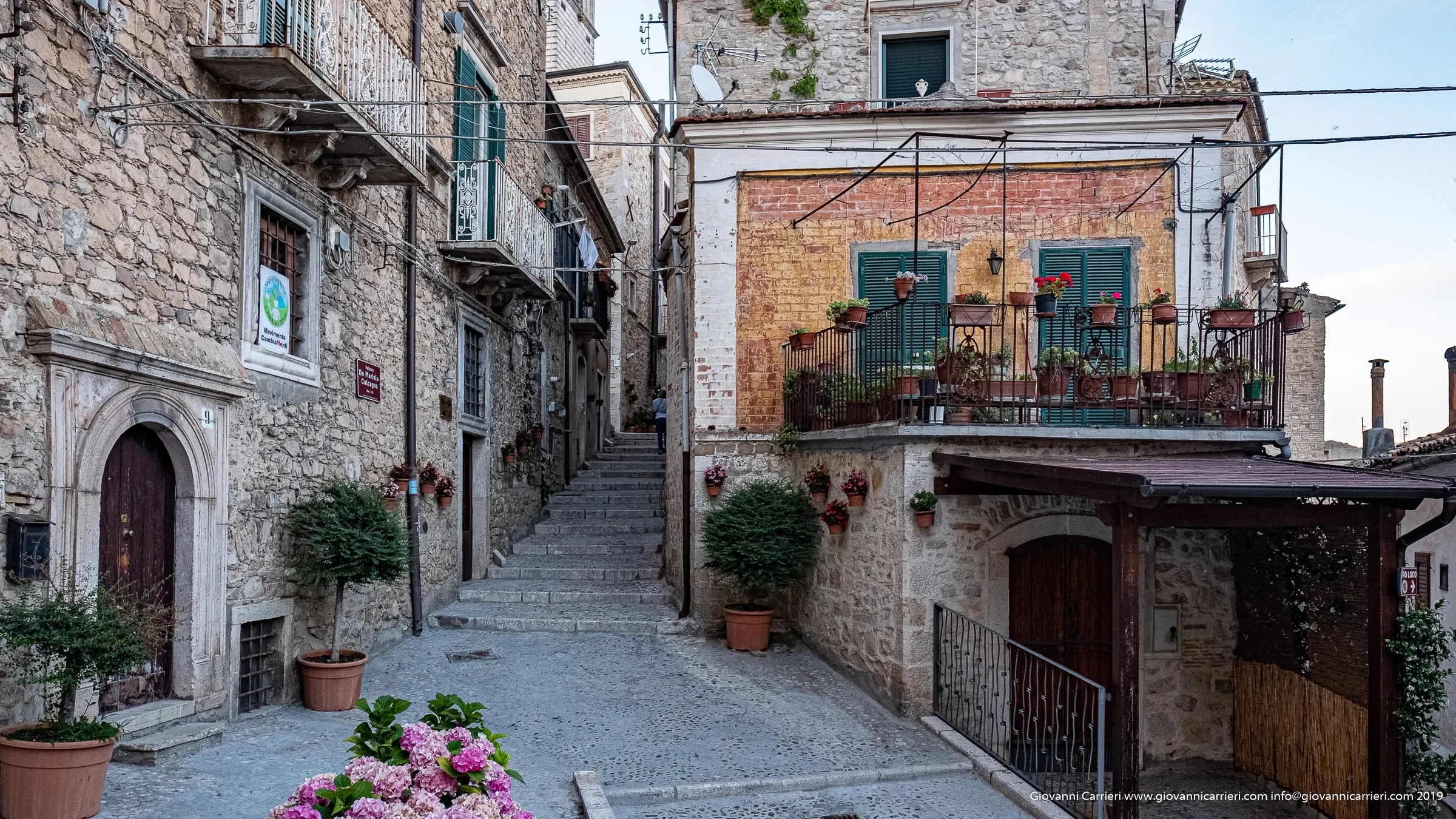 The ancient town of Sant'Agata di Puglia