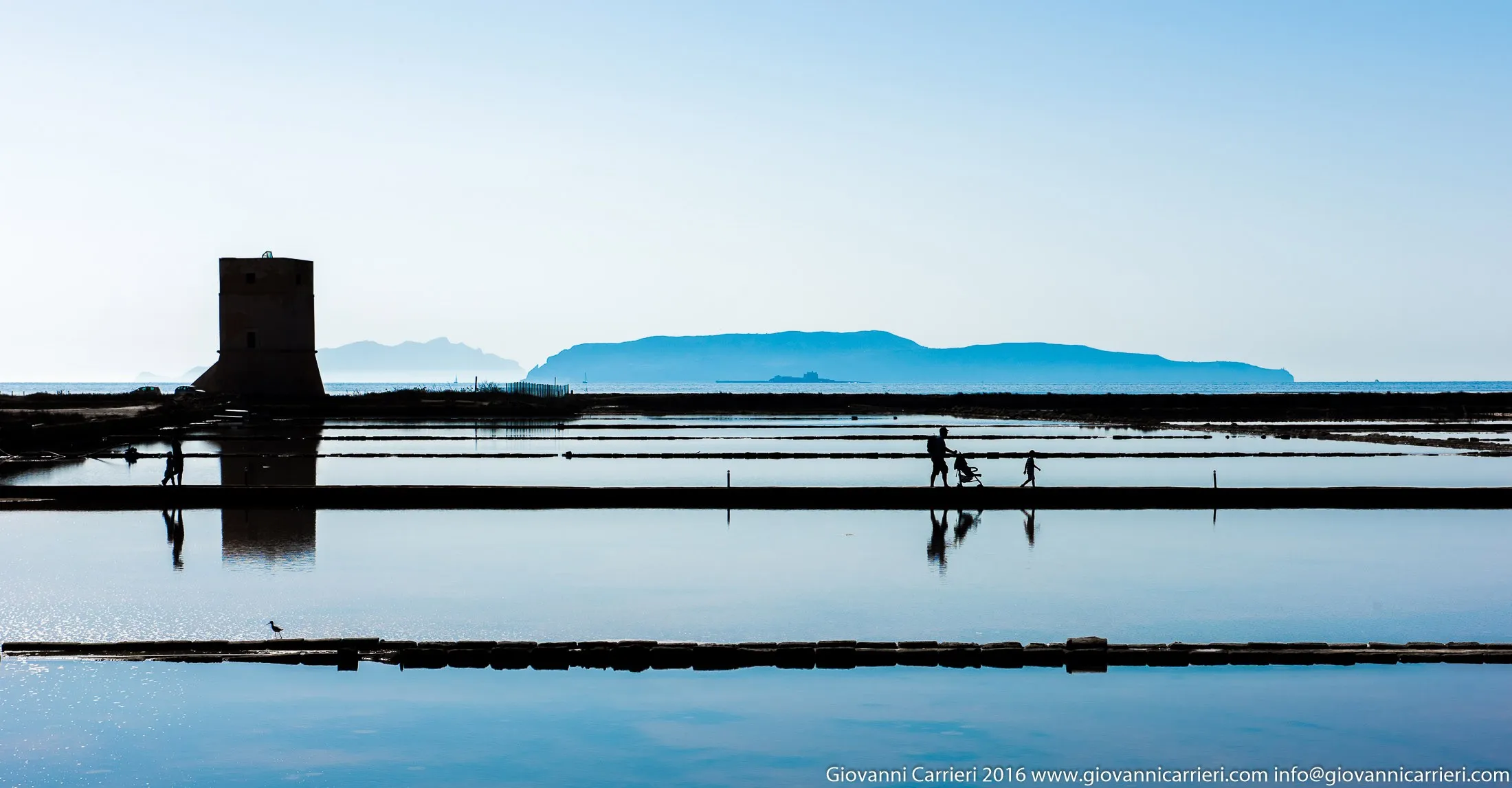 Le saline alla periferia di Trapani