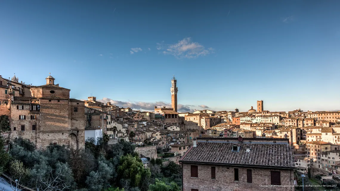 Il panorama di Siena