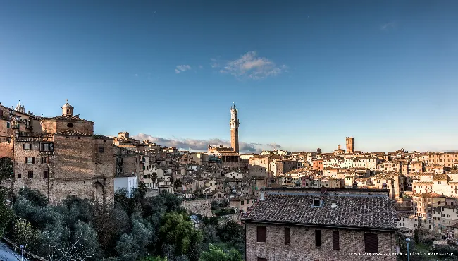 Il panorama di Siena