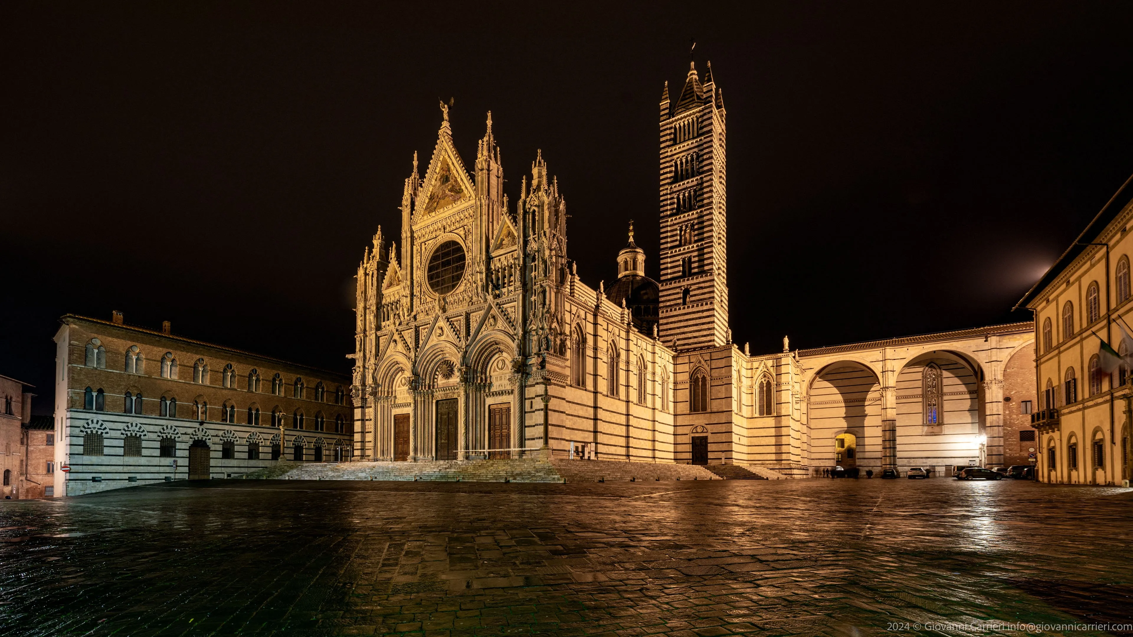The Duomo of Siena in the Night