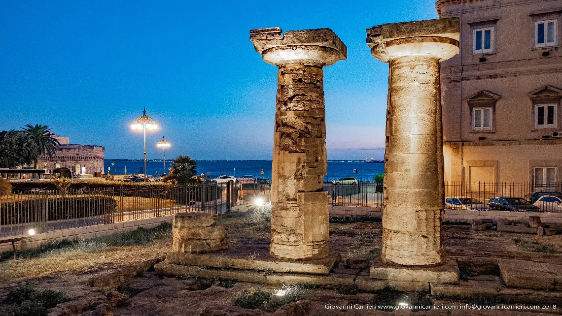 The Doric temple of Taranto
