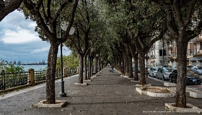 The promenade of Viale Virgilio - Taranto