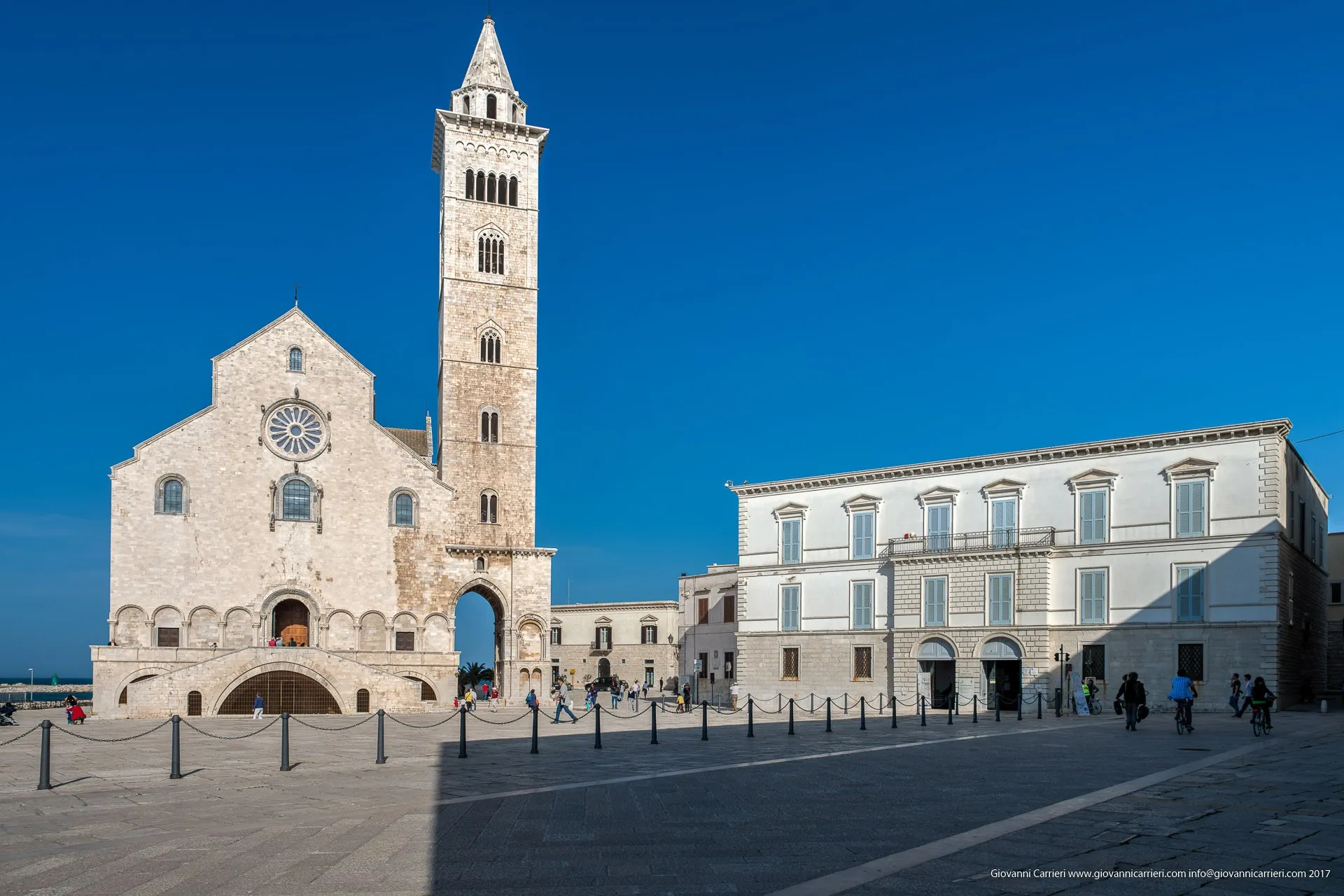 Front view of the Basilica of San Nicola Pellegrino