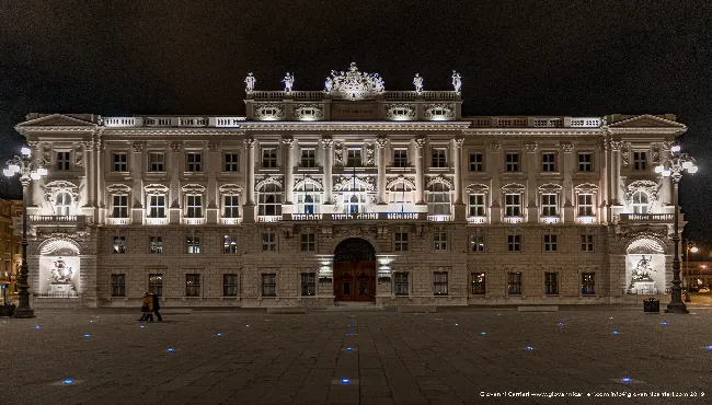 Unification of Italy square particular  - Trieste