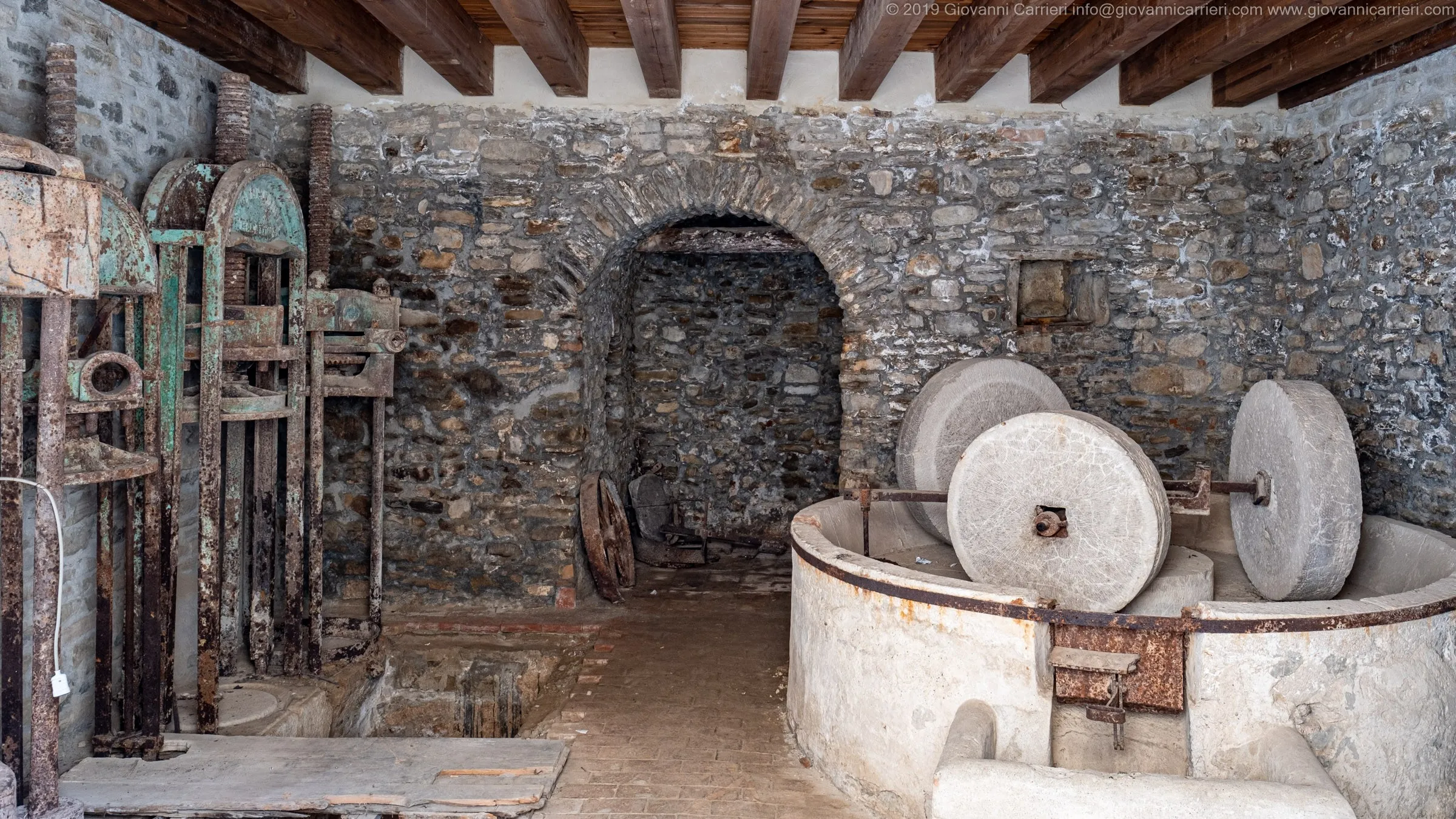 Ancient underground oil mill in the Rabatana quarter - Tursi, Basilicata