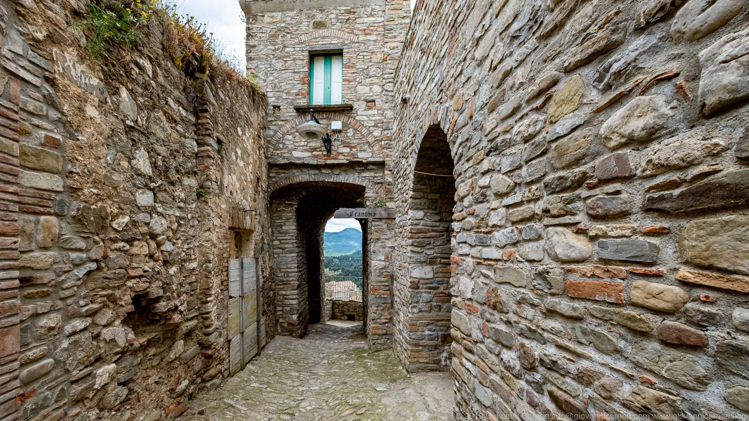 Uno scorcio del centro storico Rabatana