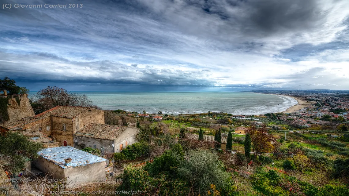 Il golfo di Vasto visto dalla loggia