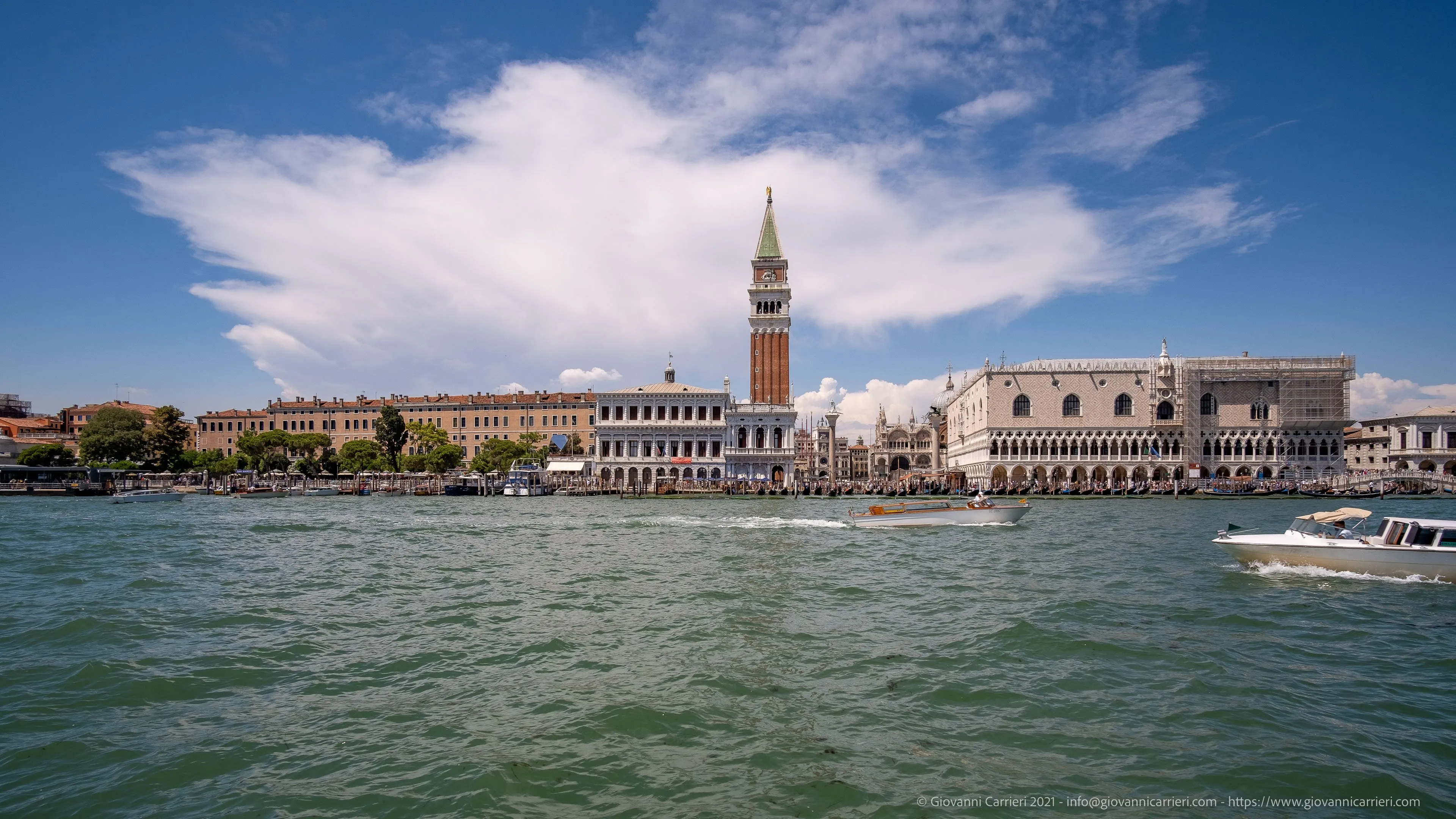 Piazza San Marco from the lagoon