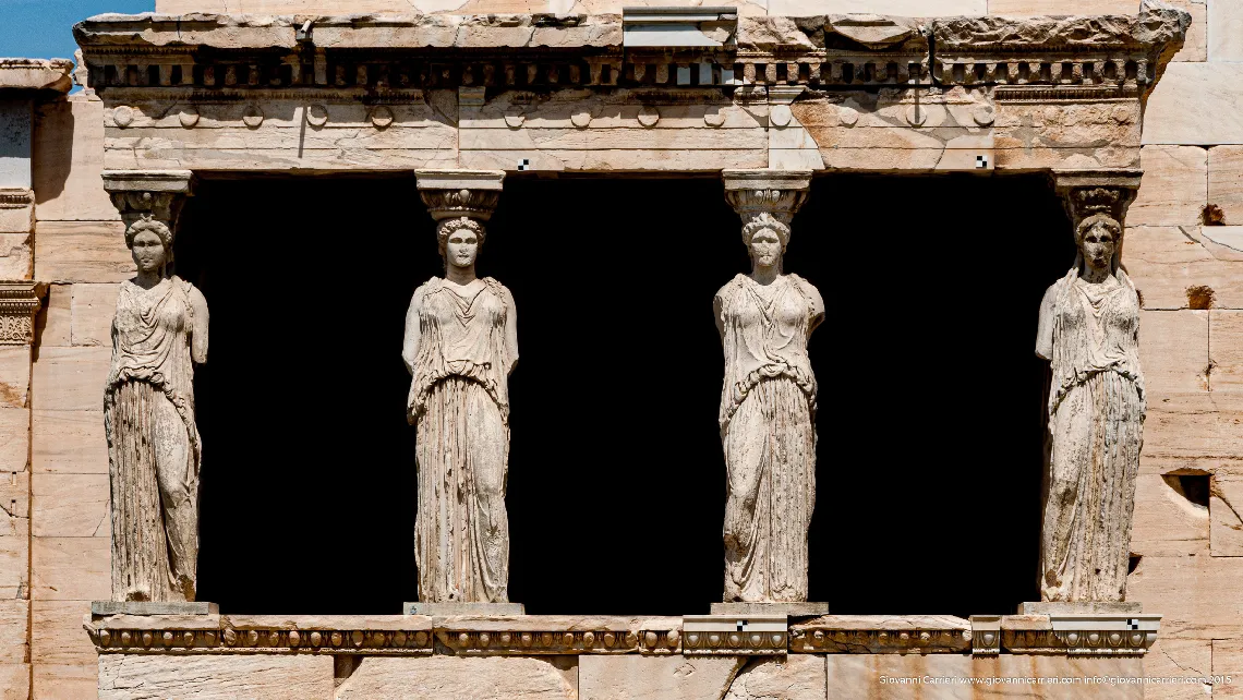 loggia of the Caryatids - Athina - Greece