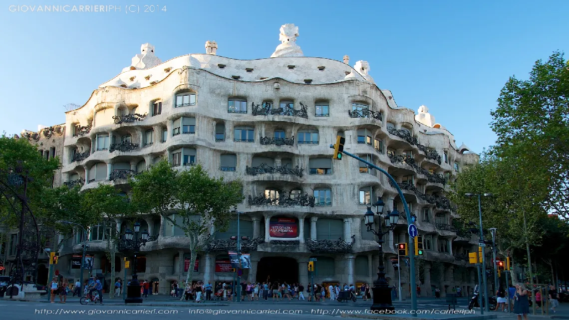 Casa Milà of Antoni Gaudí