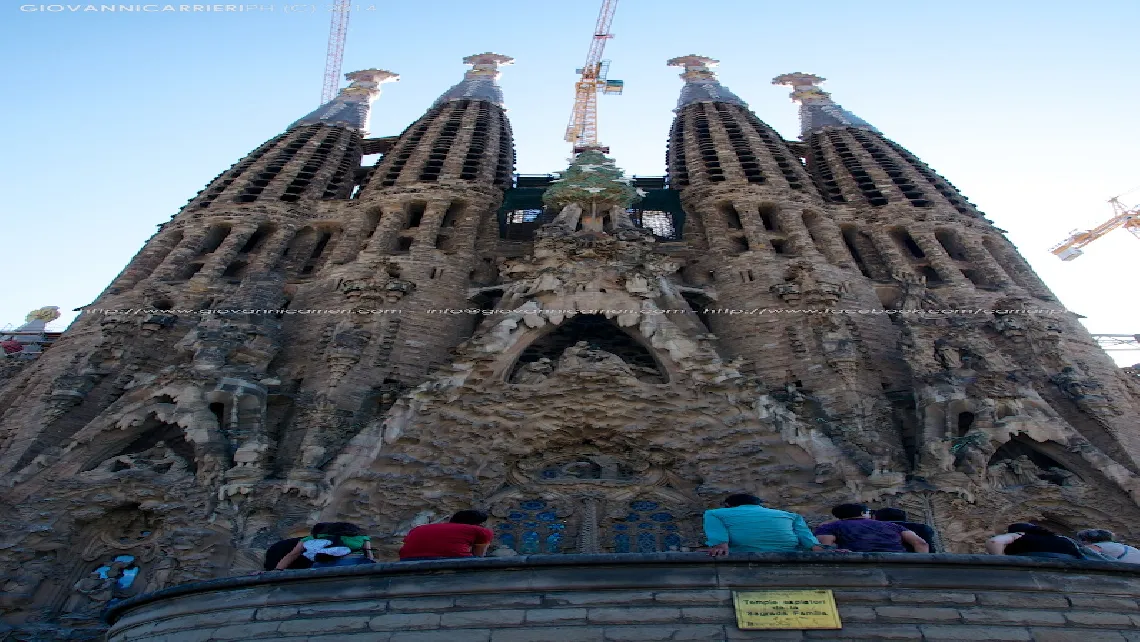 La Sagrada Familia of architect Antoni Gaudí