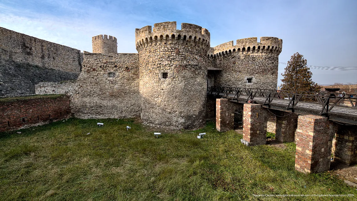 Particolari della fortezza Kalemegdan di Belgrado