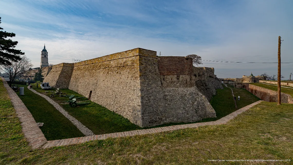 dentro la fortezza Kalemegdan di Belgrado