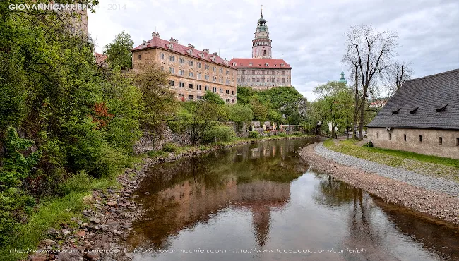Český Krumlov and the Vltava river