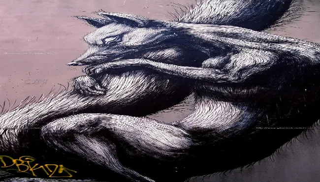 Grafiti of Fox in Bristol