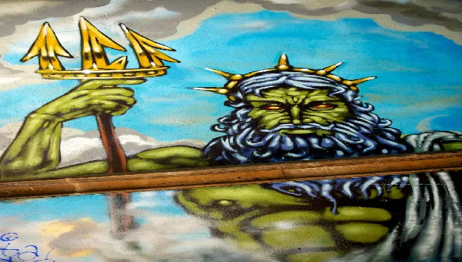 Grafiti of King in Bristol
