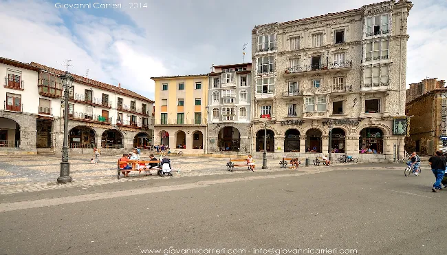 Plaza del Ayuntamiento in the old town of Castro Urdiales
