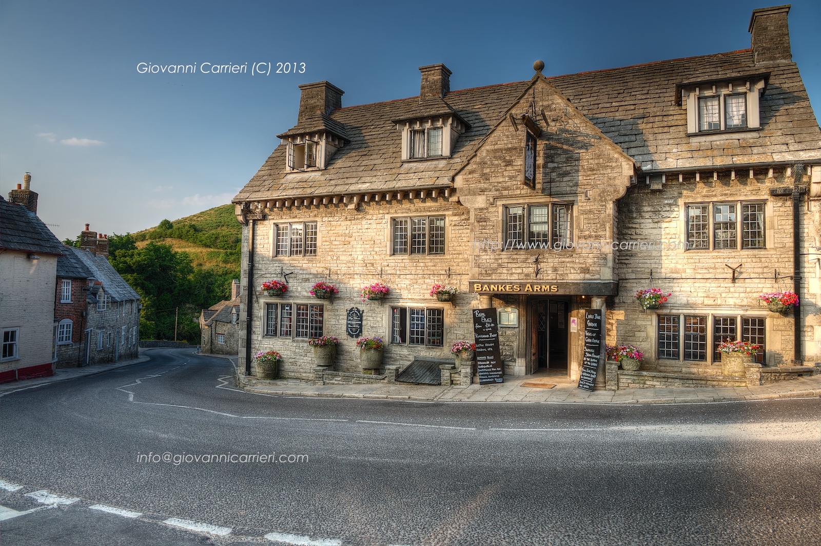 Bankes arms Corfe