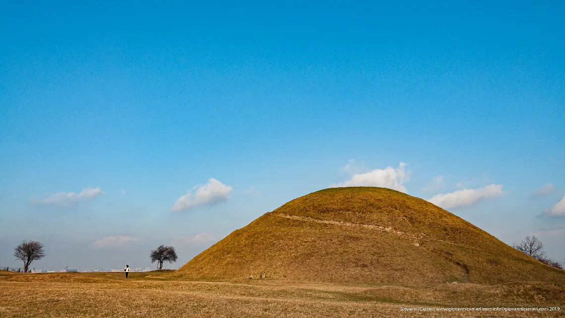 Il Krakus Mound sulla collina Lasota
