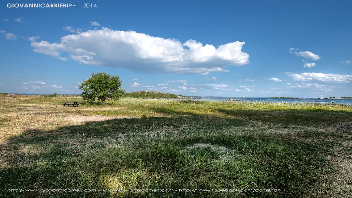 L'isola di Vrango dell'arcipelago di Gotebörg
