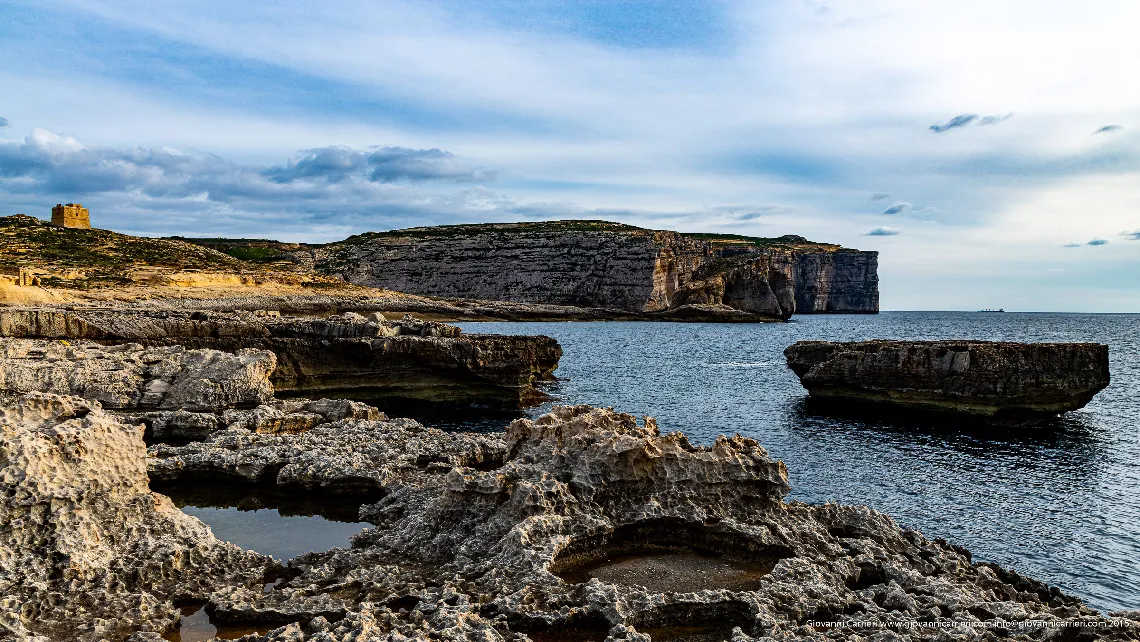 The blue window Dwejra in Comino - Malta