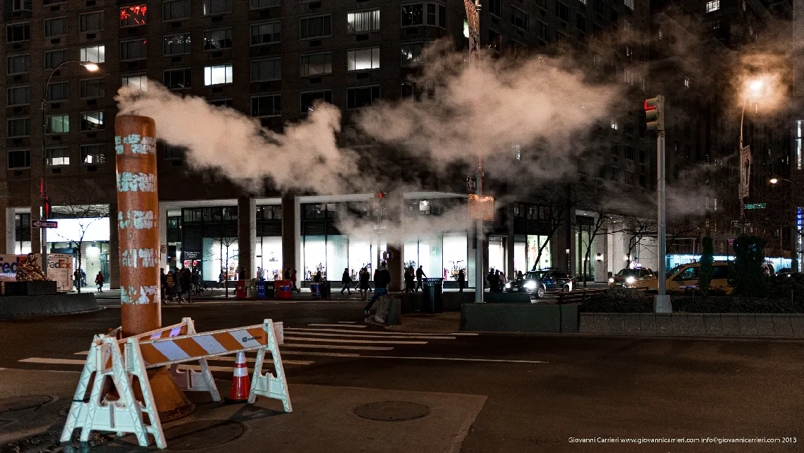 Smoking Street at Manhattan