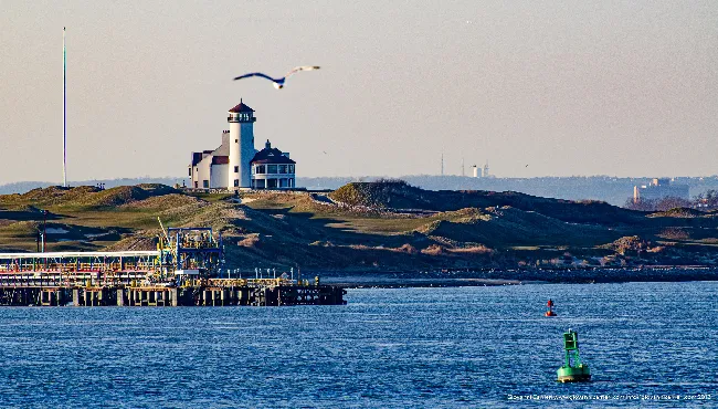 Bayonne Golf Club: Faro e Club House sulla Baia di New York