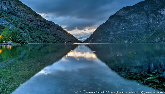 Il Sognefjord visto da Laerdal