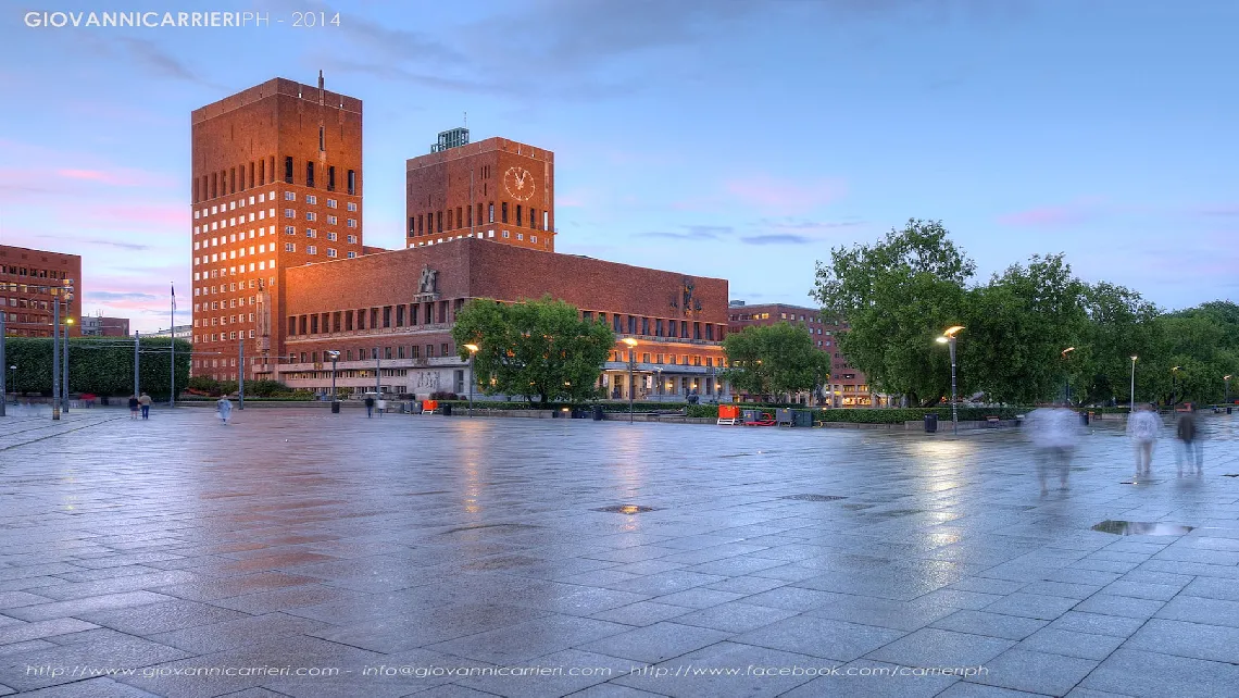 Oslo city hall. Also called Radhuset in norvegian 