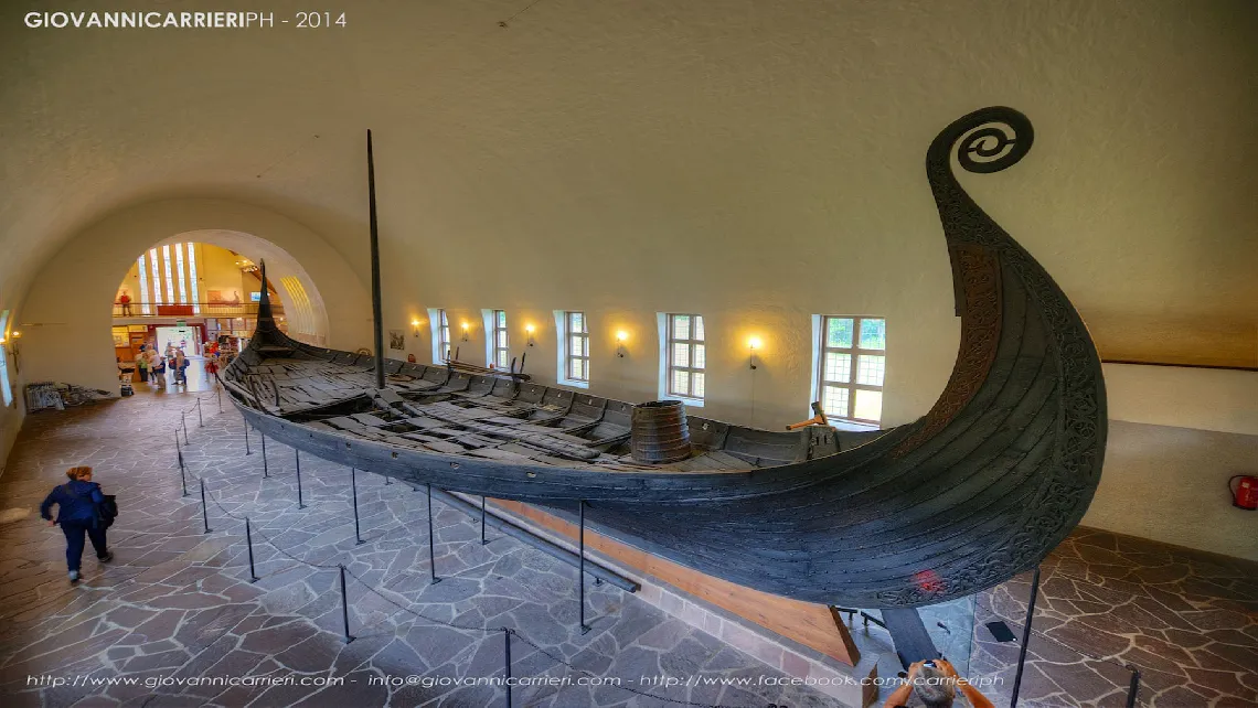 La barca Vichinga custodita nel museo Vichingo