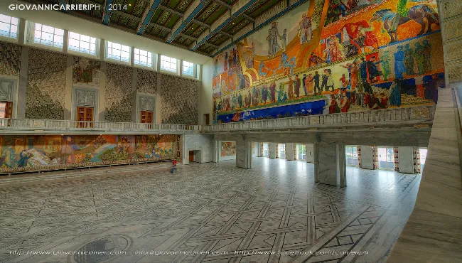 Vista interna del Radhuset, il municipio di Oslo