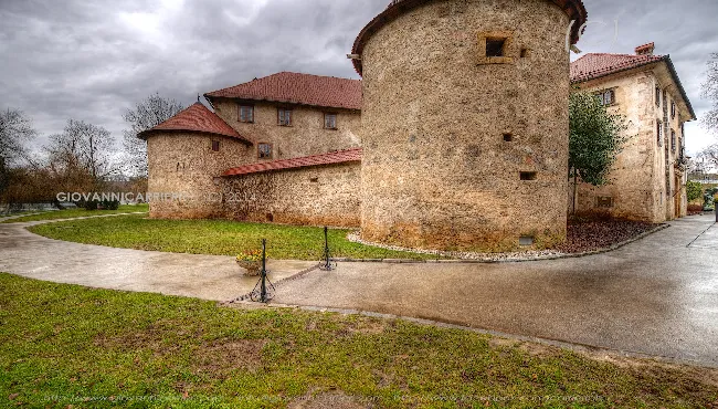 The towers of the castle Otocec - Slovenia