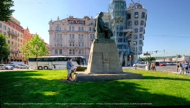 The palace built by Vlado Milunic with Frank Gehry - Prague