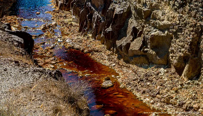 Red water at Rio Tinto