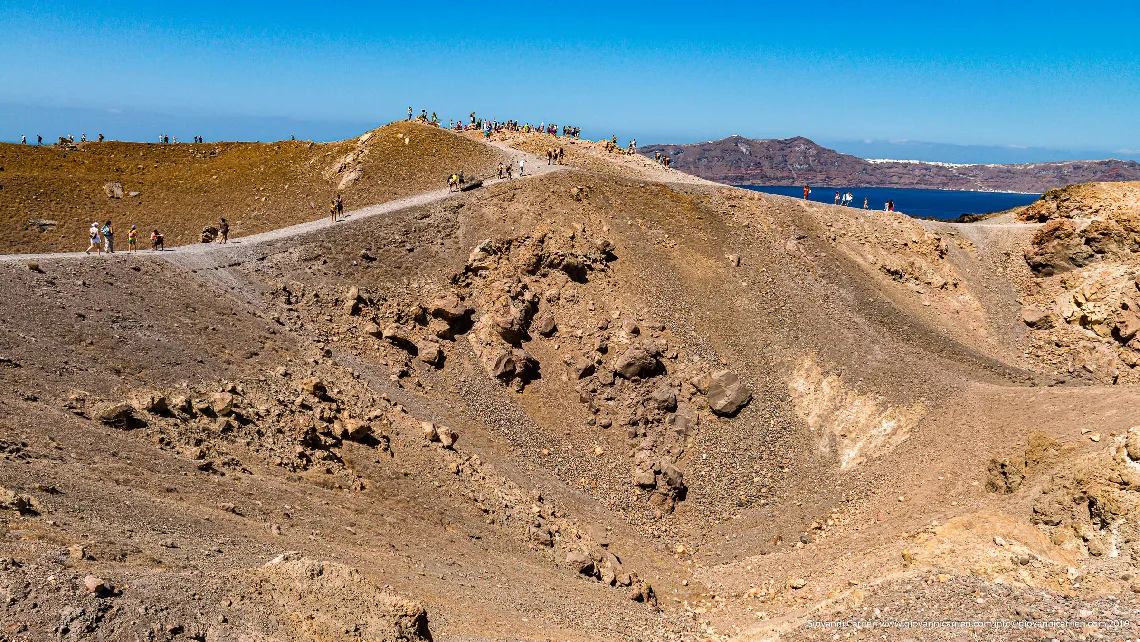 Santorini vulcano's