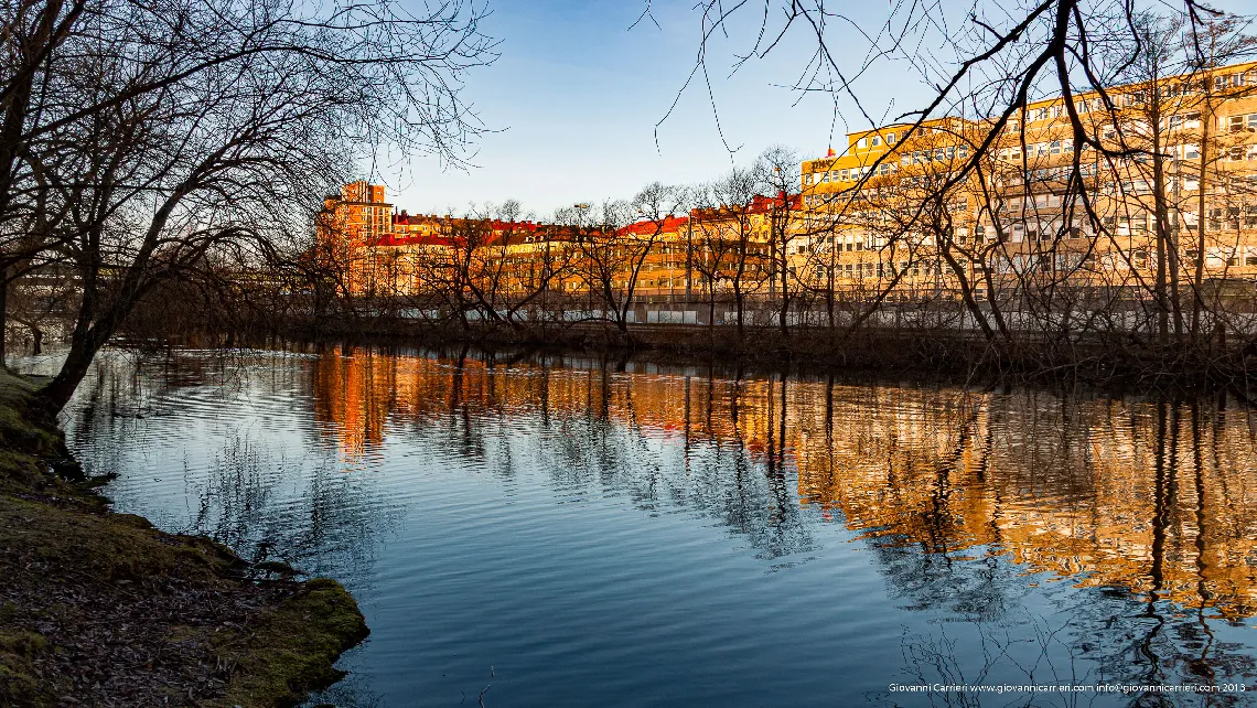 Panorama urbano di Stoccolma