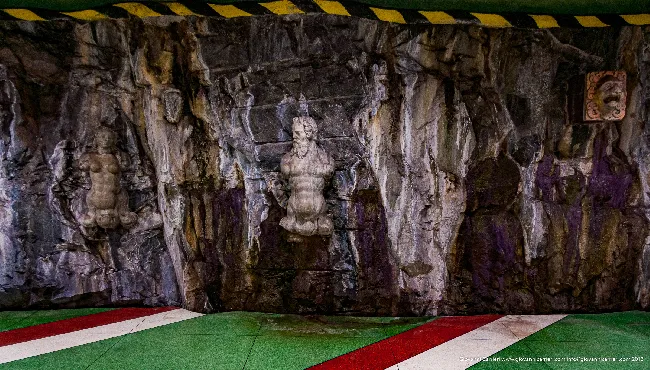 Scultura nella Stazione Kungstradgarden, Stoccolma